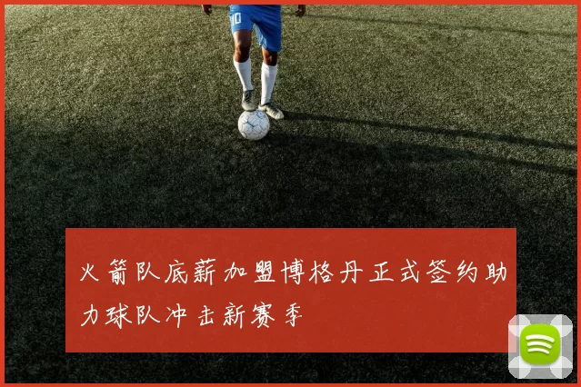 火箭队底薪加盟博格丹正式签约助力球队冲击新赛季